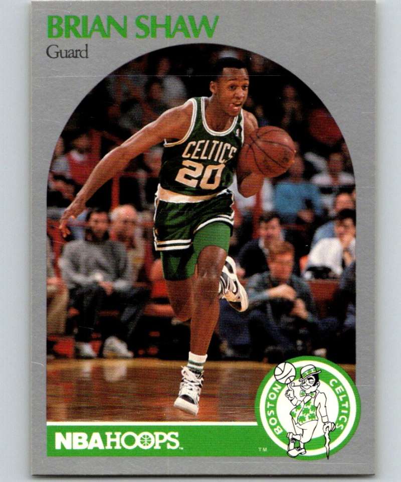 1990-91 Hopps Basketball #48 Brian Shaw Boston Celtics Image 1