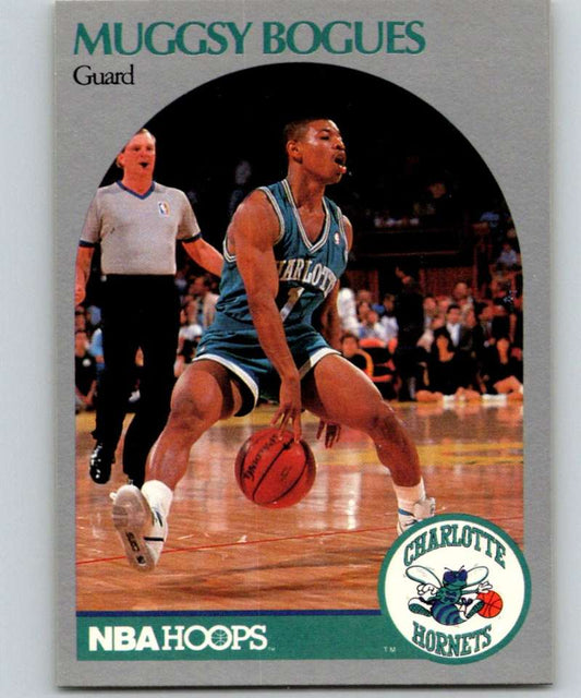1990-91 Hopps Basketball #50 Muggsy Bogues  Charlotte Hornets  Image 1