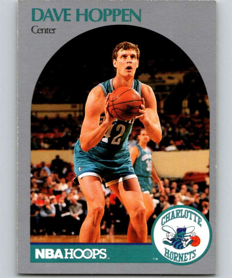 1990-91 Hopps Basketball #55 Dave Hoppen Charlotte Hornets Image 1