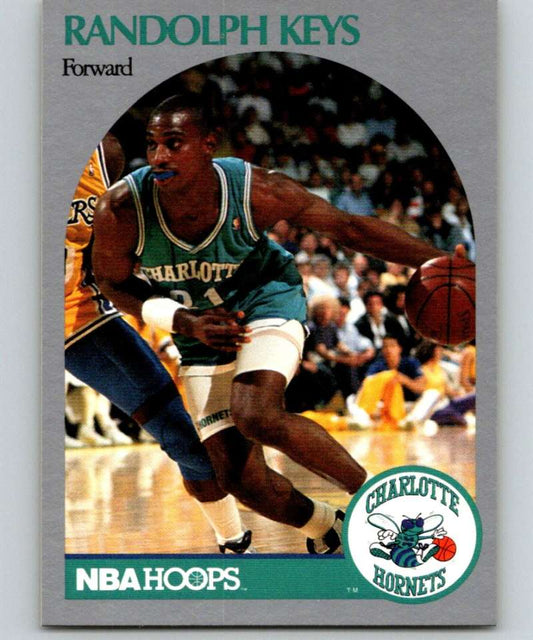1990-91 Hopps Basketball #56 Randolph Keys  Charlotte Hornets  Image 1