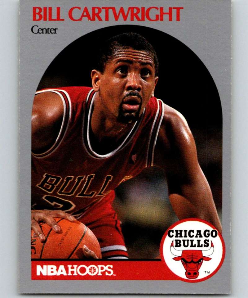 1990-91 Hopps Basketball #61 Bill Cartwright Chicago Bulls Image 1
