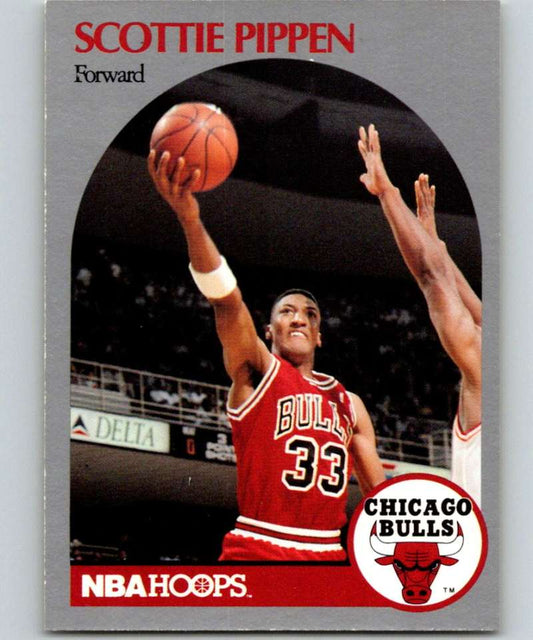 1990-91 Hopps Basketball #69 Scottie Pippen  Chicago Bulls  Image 1