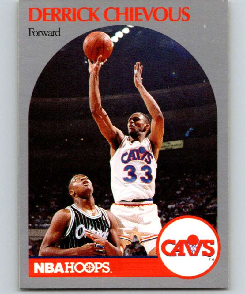 1990-91 Hopps Basketball #72 Derrick Chievous Cleveland Cavaliers Image 1