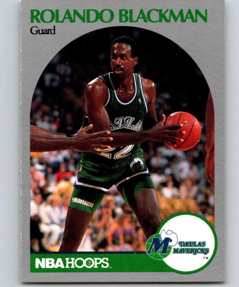 1990-91 Hopps Basketball #82 Rolando Blackman Dallas Mavericks Image 1