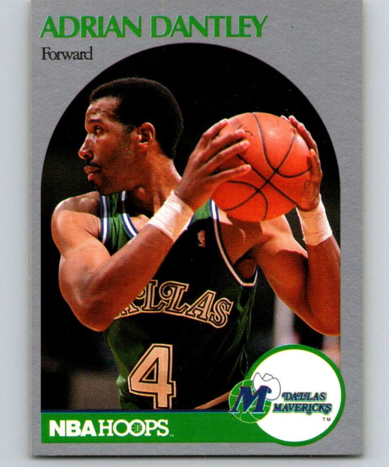 1990-91 Hopps Basketball #83 Adrian Dantley SP Dallas Mavericks Image 1