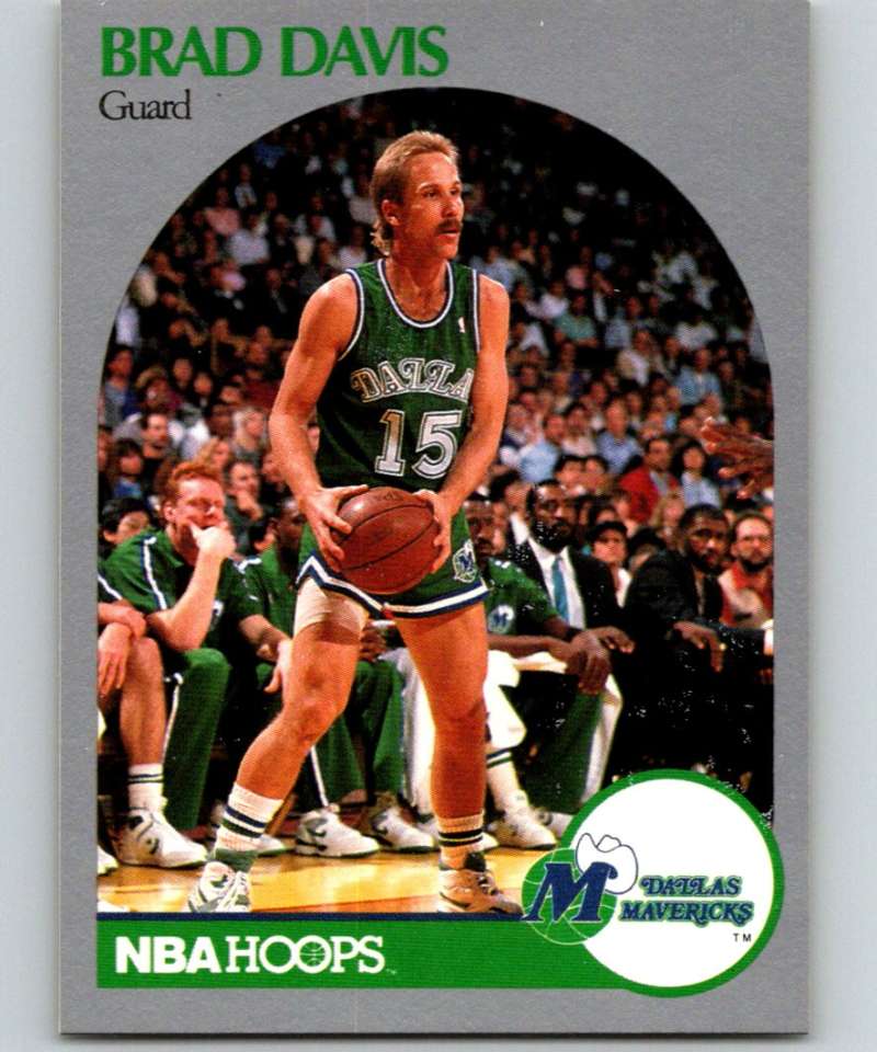 1990-91 Hopps Basketball #84 Brad Davis Dallas Mavericks Image 1