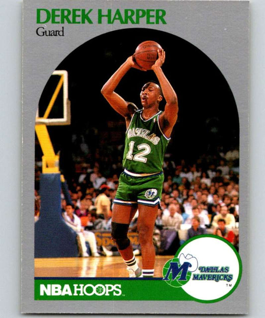 1990-91 Hopps Basketball #86 Derek Harper  Dallas Mavericks  Image 1