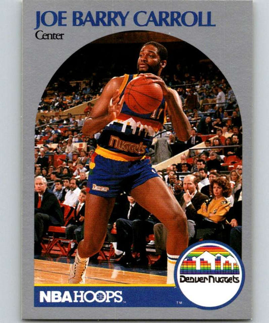 1990-91 Hopps Basketball #92 Joe Barry Carroll  SP Denver Nuggets  Image 1