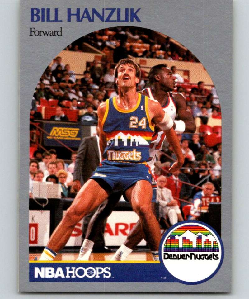 1990-91 Hopps Basketball #95 Bill Hanzlik Denver Nuggets Image 1