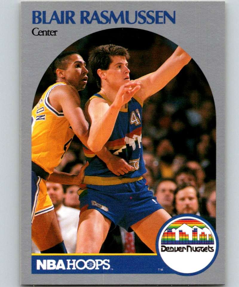 1990-91 Hopps Basketball #99 Blair Rasmussen Denver Nuggets Image 1