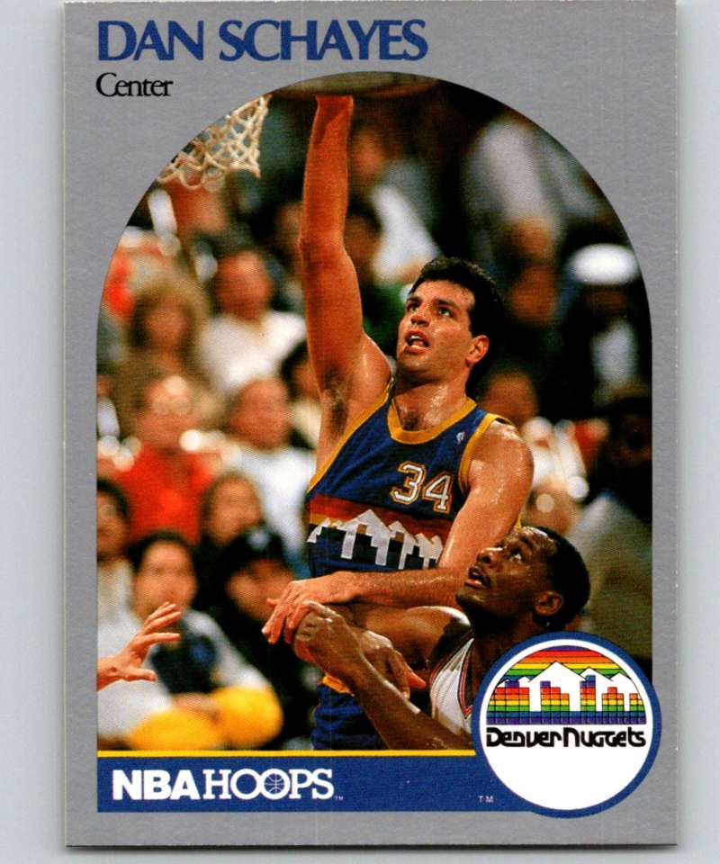1990-91 Hopps Basketball #100 Danny Schayes SP Denver Nuggets Image 1