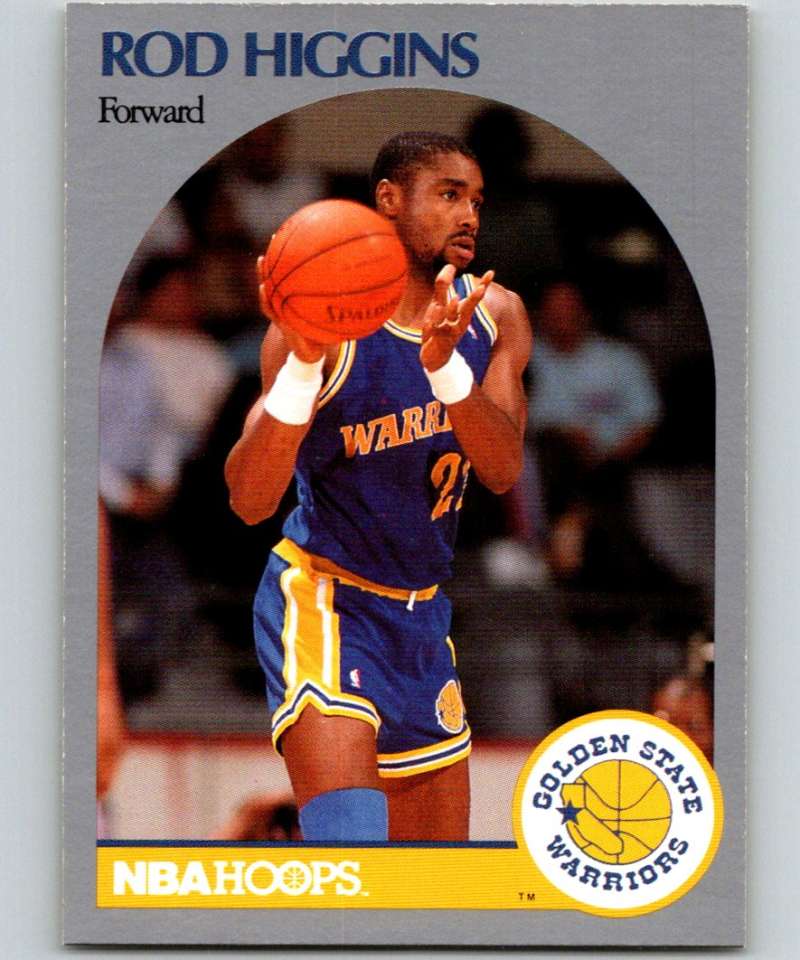 1990-91 Hopps Basketball #114 Rod Higgins Golden State Warriors Image 1
