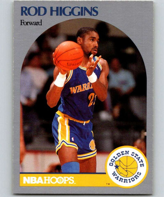 1990-91 Hopps Basketball #114 Rod Higgins  Golden State Warriors  Image 1