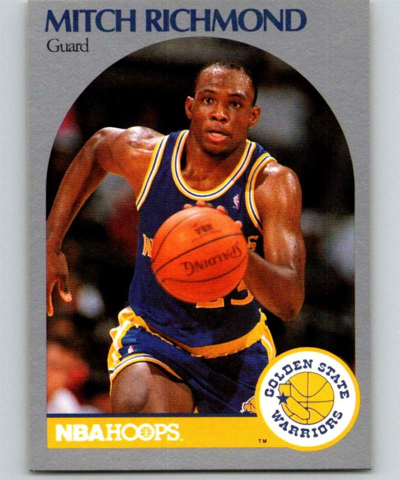 1990-91 Hopps Basketball #118 Mitch Richmond Golden State Warriors Image 1