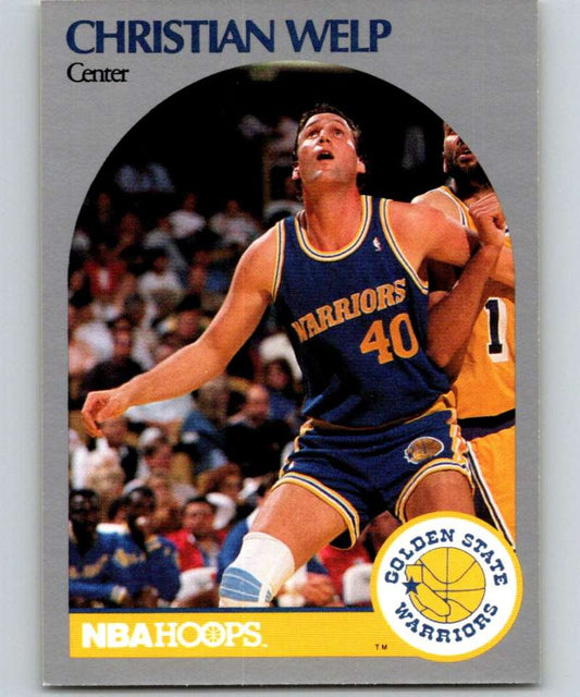 1990-91 Hopps Basketball #122 Christian Welp  SP Golden State Warriors  Image 1
