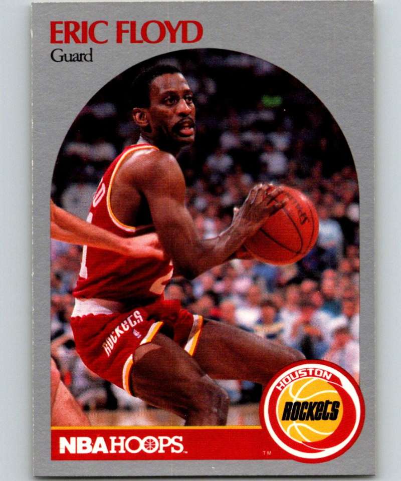 1990-91 Hopps Basketball #124 Sleepy Floyd Houston Rockets Image 1