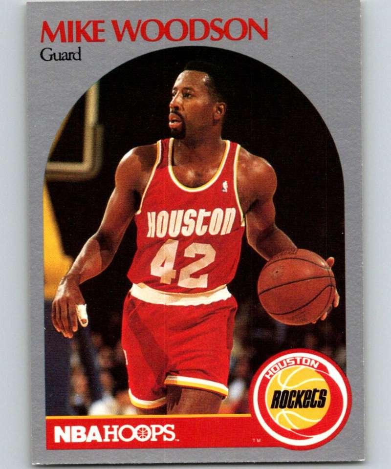 1990-91 Hopps Basketball #131 Mike Woodson Houston Rockets Image 1