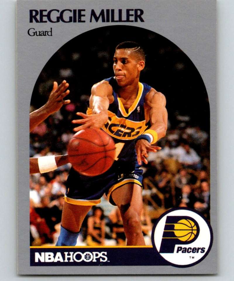 1990-91 Hopps Basketball #135 Reggie Miller Indiana Pacers Image 1