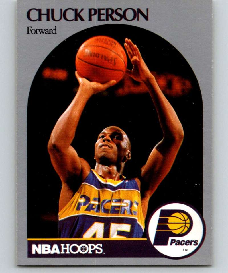1990-91 Hopps Basketball #136 Chuck Person Indiana Pacers Image 1