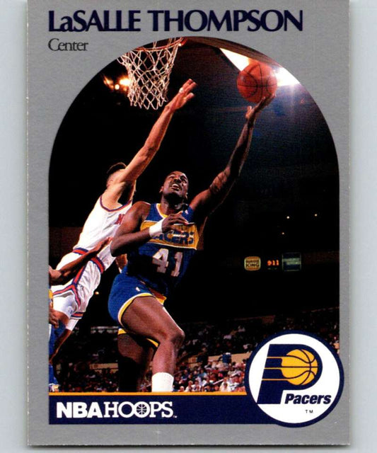 1990-91 Hopps Basketball #140 LaSalle Thompson  Indiana Pacers  Image 1