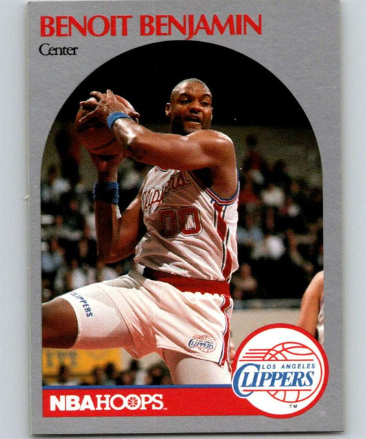 1990-91 Hopps Basketball #142 Benoit Benjamin  Los Angeles Clippers  Image 1