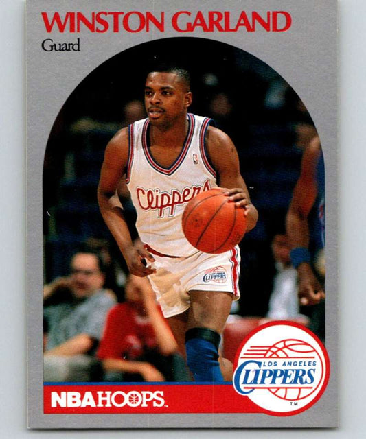 1990-91 Hopps Basketball #143 Winston Garland  Los Angeles Clippers  Image 1