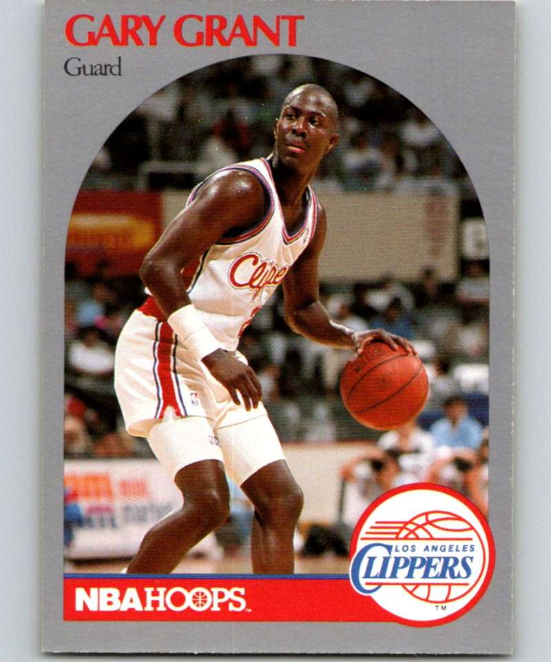 1990-91 Hopps Basketball #145 Gary Grant Los Angeles Clippers Image 1
