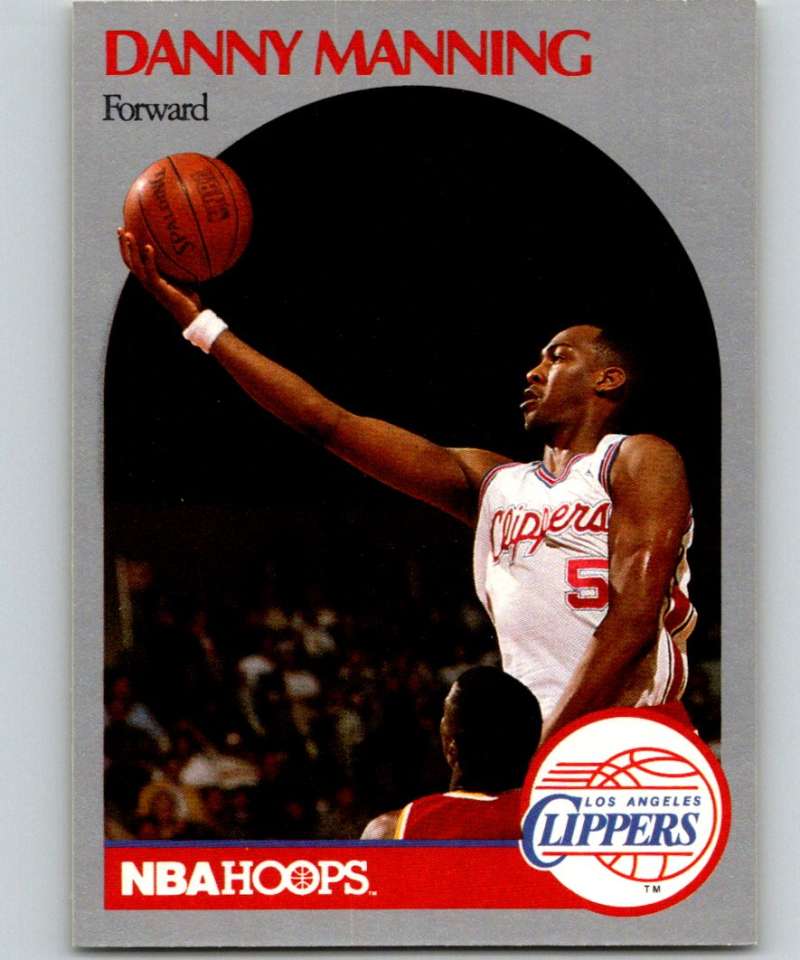 1990-91 Hopps Basketball #147 Danny Manning Los Angeles Clippers Image 1
