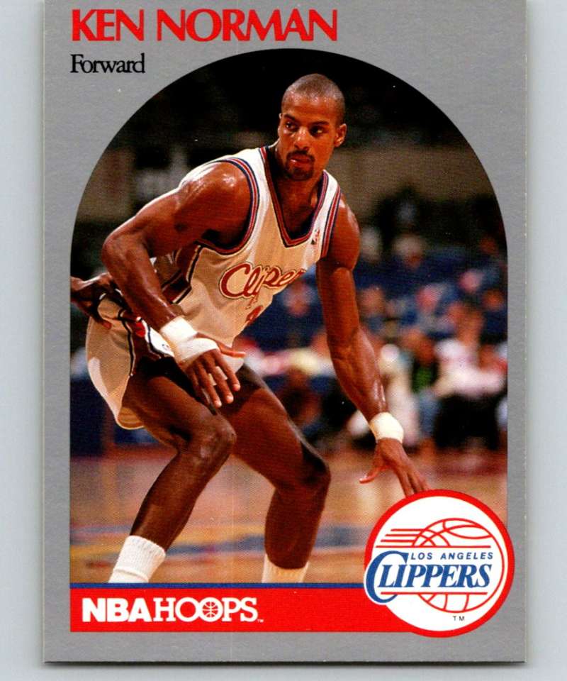 1990-91 Hopps Basketball #149 Ken Norman Los Angeles Clippers Image 1