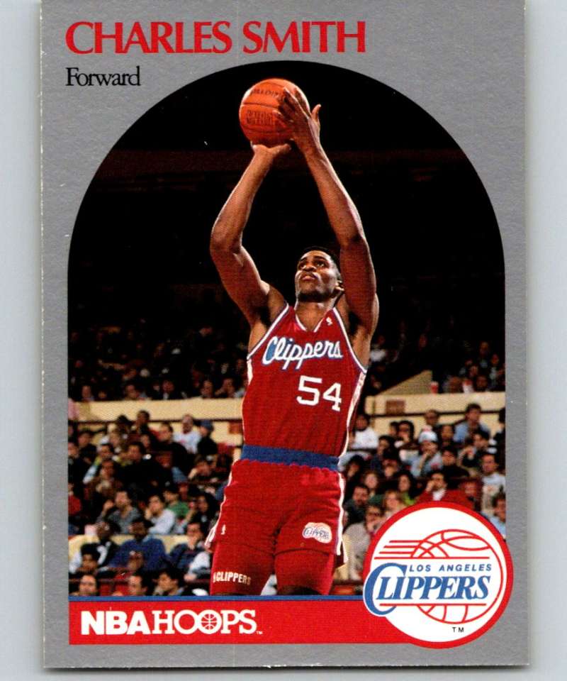 1990-91 Hopps Basketball #151 Charles Smith Los Angeles Clippers Image 1