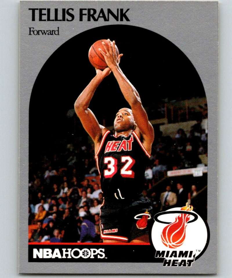 1990-91 Hopps Basketball #166 Tellis Frank SP Miami Heat Image 1