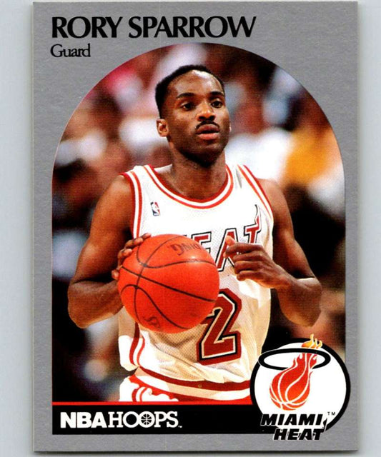 1990-91 Hopps Basketball #170 Rory Sparrow  SP Miami Heat  Image 1