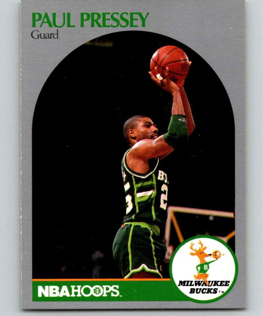 1990-91 Hopps Basketball #180 Paul Pressey  SP Milwaukee Bucks  Image 1