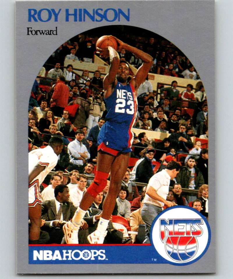 1990-91 Hopps Basketball #198 Roy Hinson New Jersey Nets Image 1