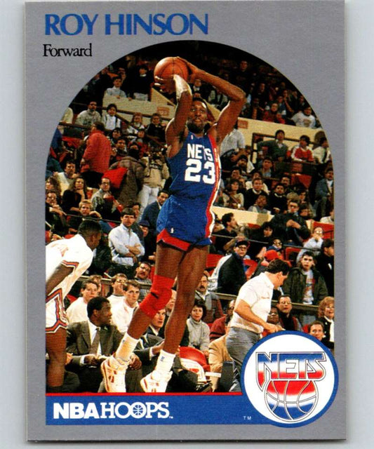 1990-91 Hopps Basketball #198 Roy Hinson  New Jersey Nets  Image 1