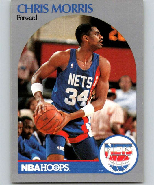 1990-91 Hopps Basketball #200 Chris Morris  New Jersey Nets  Image 1