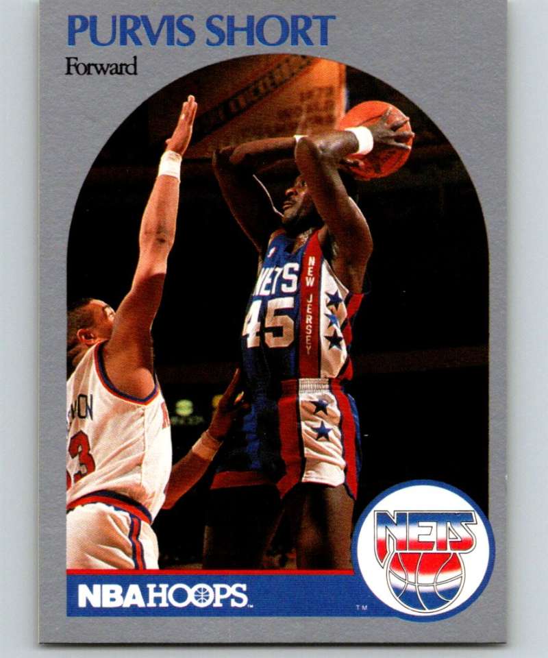 1990-91 Hopps Basketball #201 Purvis Short SP New Jersey Nets Image 1