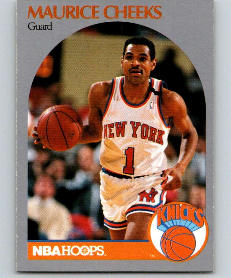 1990-91 Hopps Basketball #202 Maurice Cheeks New York Knicks Image 1