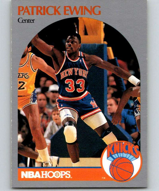 1990-91 Hopps Basketball #203 Patrick Ewing  New York Knicks  Image 1