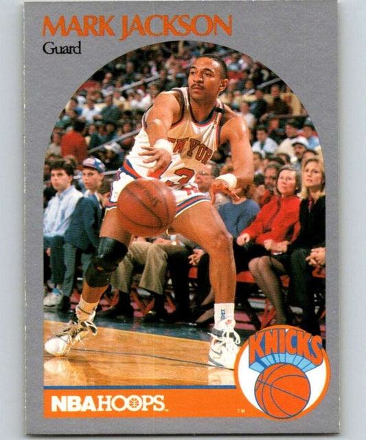 1990-91 Hopps Basketball #205 Mark Jackson  New York Knicks  Image 1