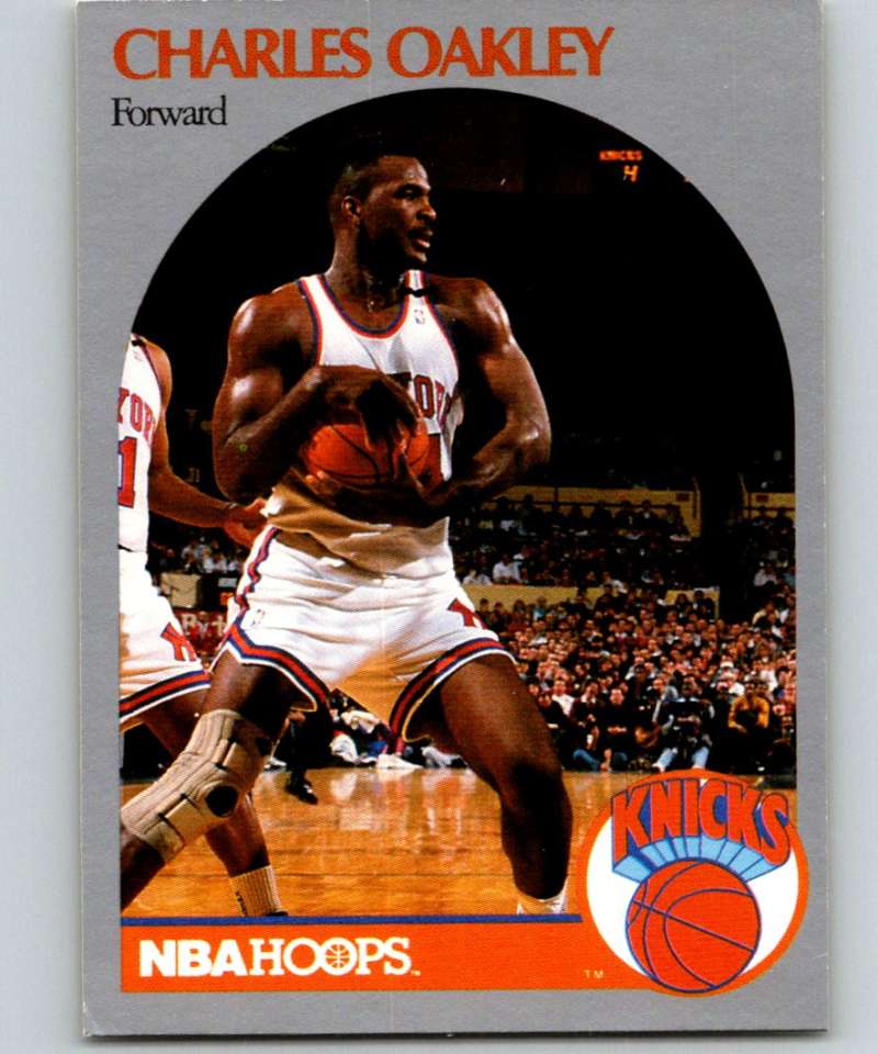 1990-91 Hopps Basketball #207 Charles Oakley New York Knicks Image 1