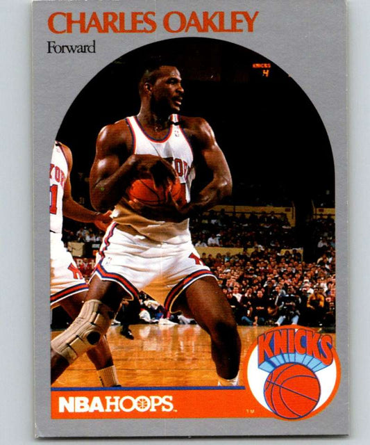 1990-91 Hopps Basketball #207 Charles Oakley  New York Knicks  Image 1
