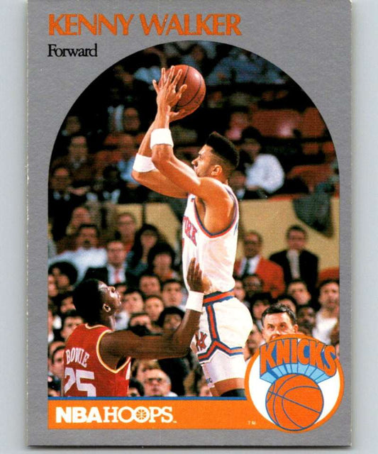 1990-91 Hopps Basketball #210 Kenny Walker  New York Knicks  Image 1