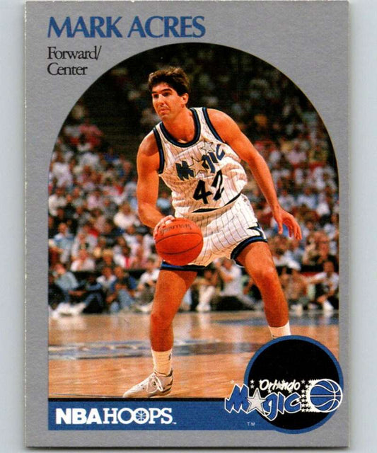 1990-91 Hopps Basketball #213 Mark Acres  Orlando Magic  Image 1