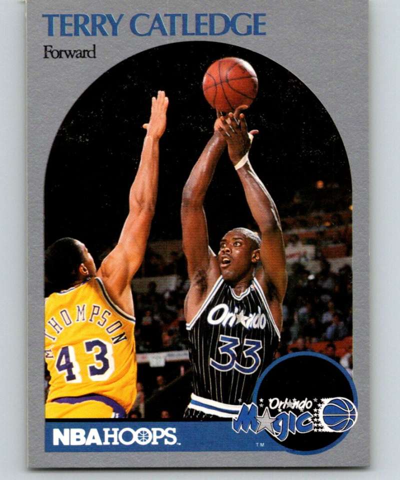 1990-91 Hopps Basketball #216 Terry Catledge Orlando Magic Image 1