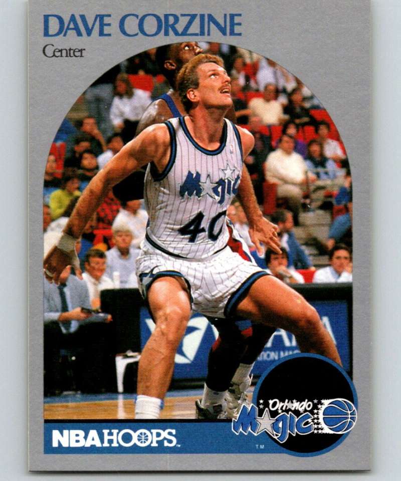 1990-91 Hopps Basketball #217 Dave Corzine SP Orlando Magic Image 1