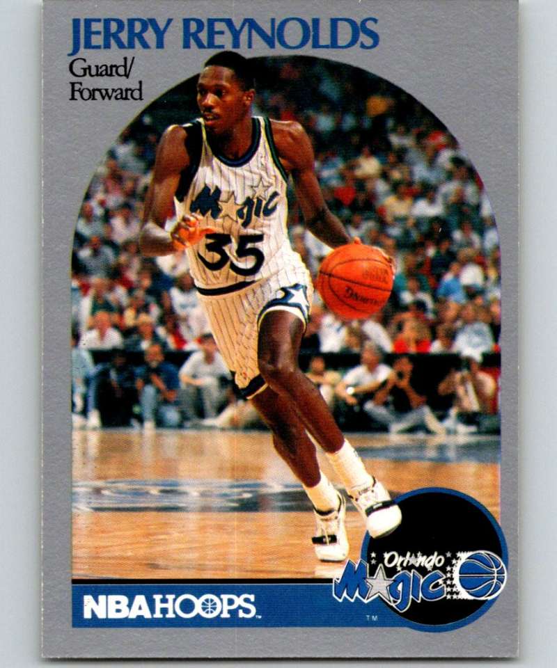 1990-91 Hopps Basketball #219 Jerry Reynolds Orlando Magic Image 1