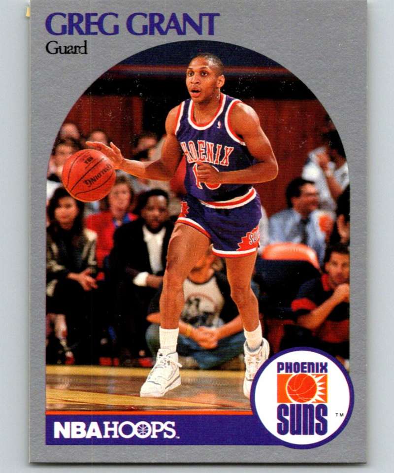 1990-91 Hopps Basketball #235 Greg Grant RC Rookie SP Phoenix Suns Image 1