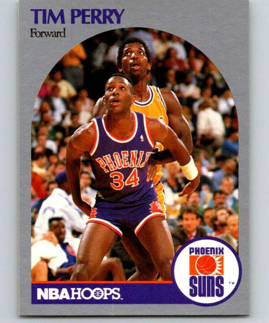 1990-91 Hopps Basketball #240 Tim Perry  Phoenix Suns  Image 1
