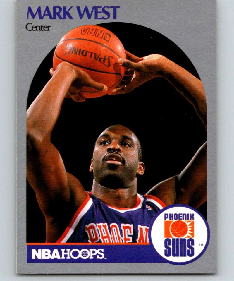 1990-91 Hopps Basketball #242 Mark West Phoenix Suns Image 1